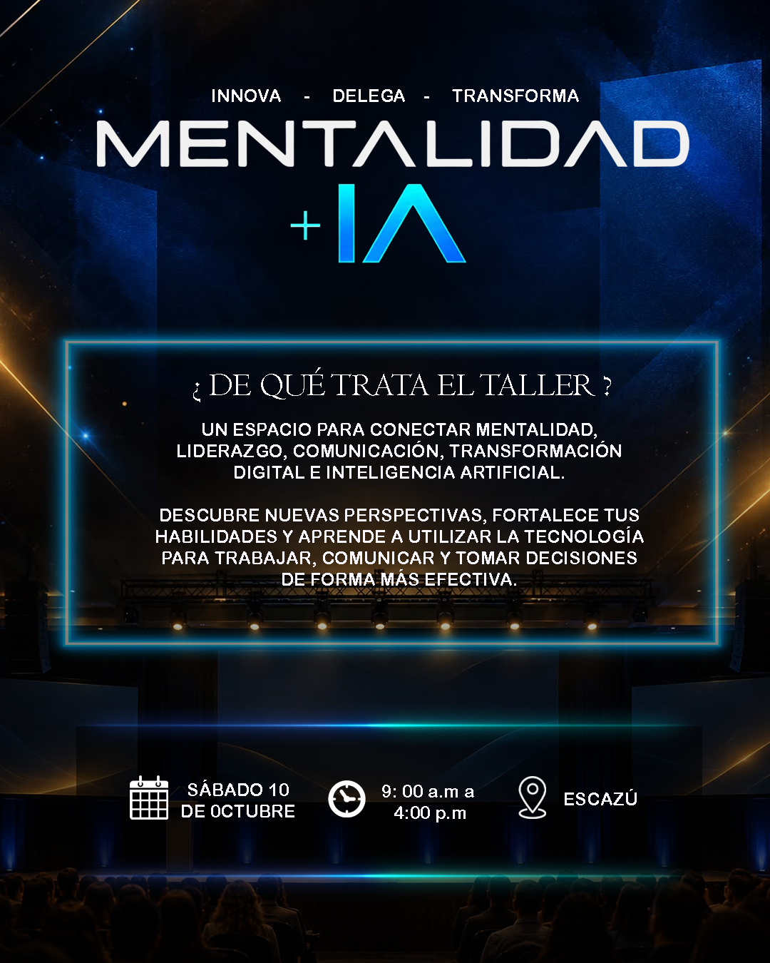 Información del taller Mentalidad más IA